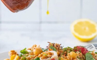 Calamari Salad with Farro